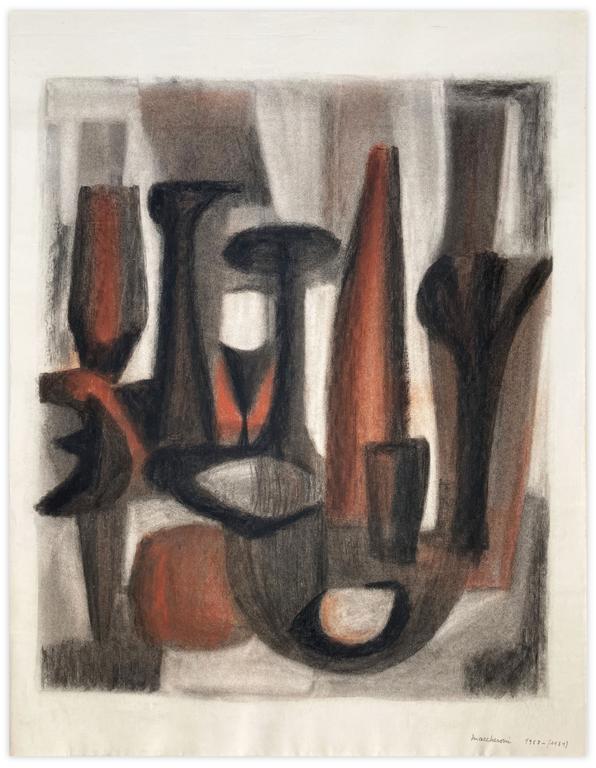 Catalogue raisonné, Henri Maccheroni, Sans titre, Journal de l’œuvre - 1958
