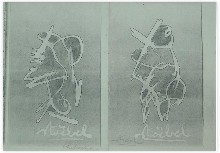Catalogue raisonné, Edgar Stoëbel, both abstract — 