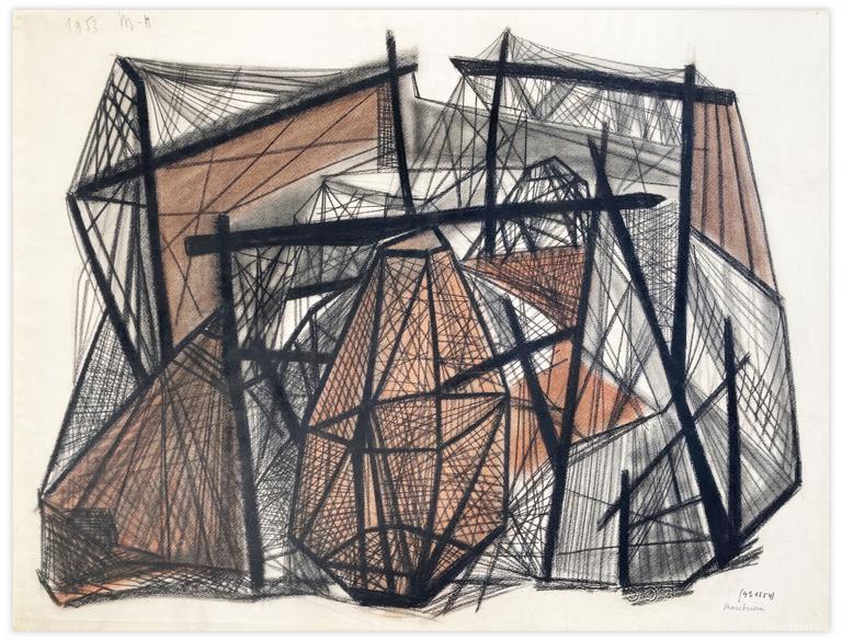 Catalogue raisonné, Henri Maccheroni, Sans titre, Journal de l’œuvre - 1953
