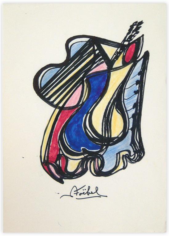 Catalogue raisonné, Edgar Stoëbel, musical abstraction — 