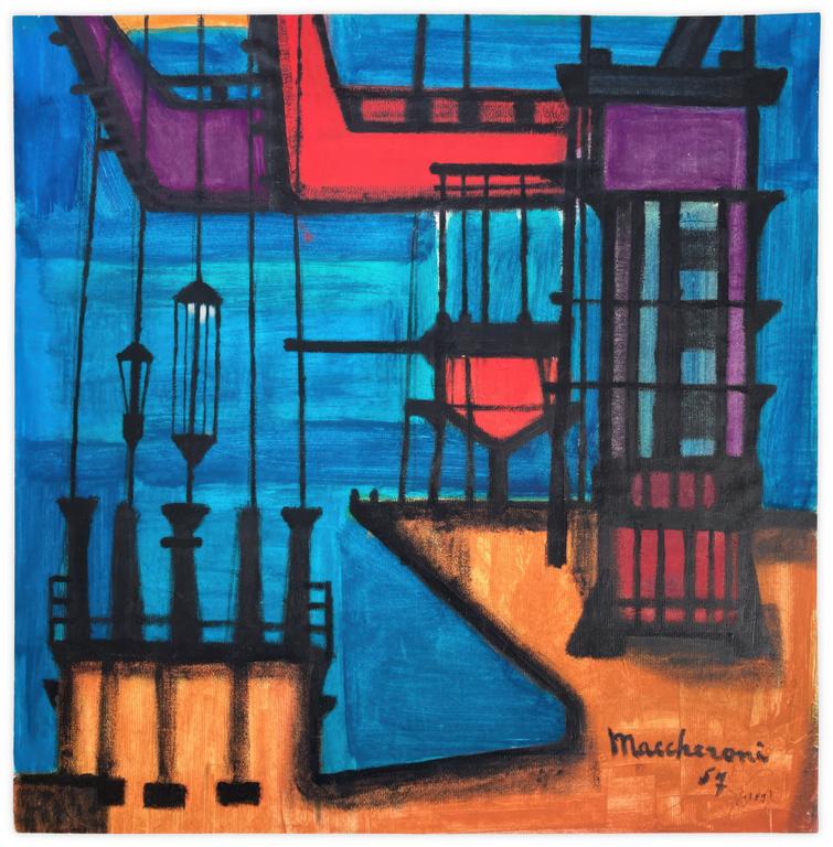 Catalogue raisonné, Henri Maccheroni, Sans titre, Journal de l’œuvre - 1957
