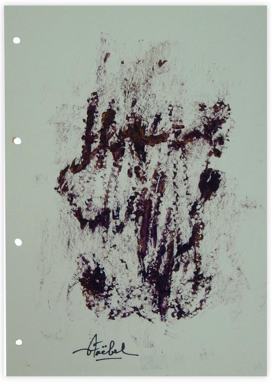 Catalogue raisonné, Edgar Stoëbel, abstract — 