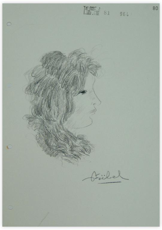 Catalogue raisonné, Edgar Stoëbel, portrait de femme — 