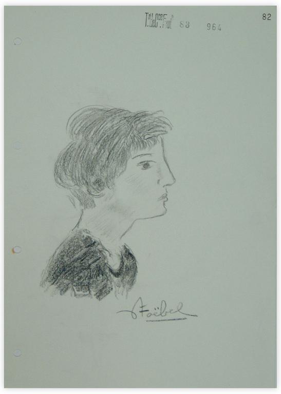 Catalogue raisonné, Edgar Stoëbel, portrait de femme — 