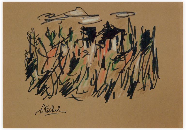 Catalogue raisonné, Edgar Stoëbel, landscape — 
