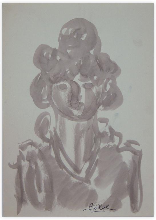 Catalogue raisonné, Edgar Stoëbel, portrait de femme — 