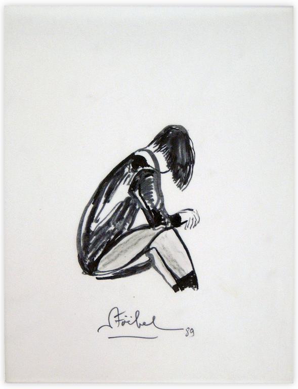 Catalogue raisonné, Edgar Stoëbel, songeuse — 