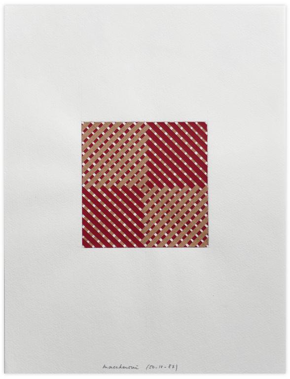 Catalogue raisonné, Henri Maccheroni, Cartouche ; Egypte-bleu 3ème série, variation Olizane - 1987