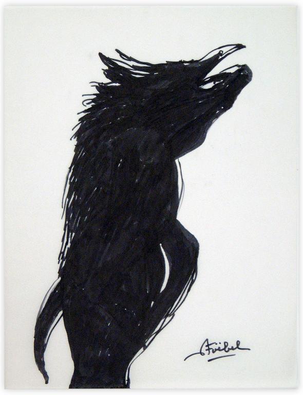 Catalogue raisonné, Edgar Stoëbel, horse-bird — 