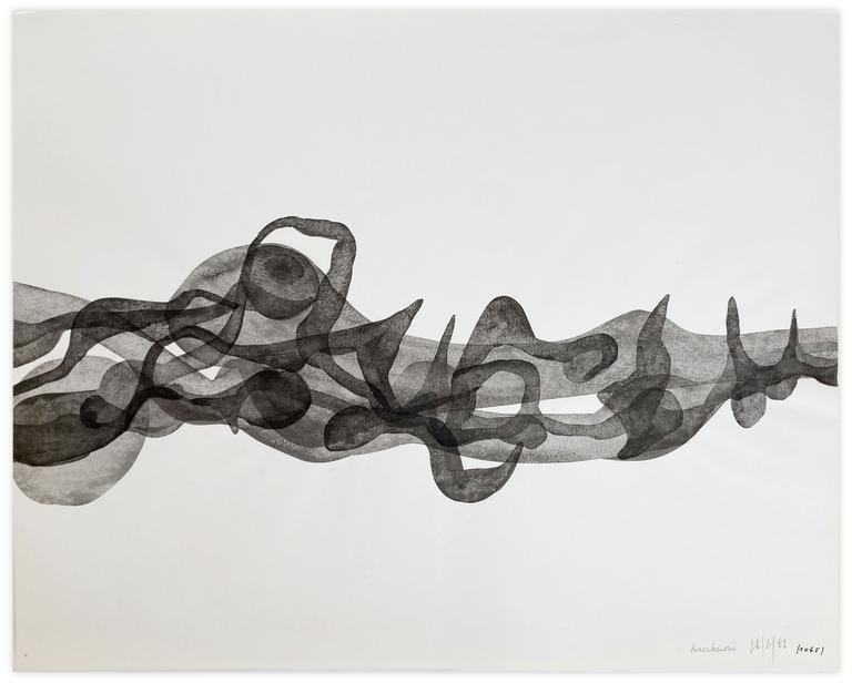 Catalogue raisonné, Henri Maccheroni, Sans titre, Journal de l’œuvre - 1961