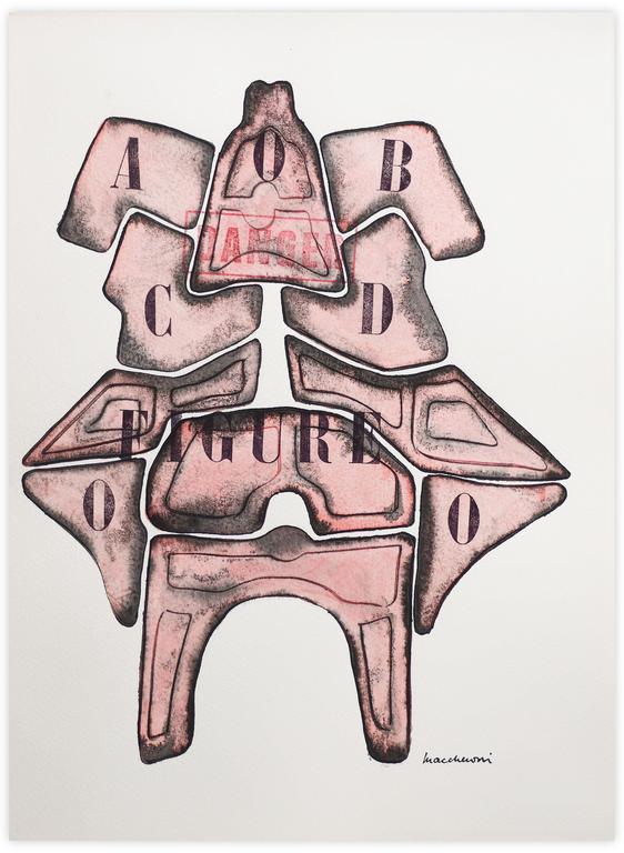 Catalogue raisonné, Henri Maccheroni, Archéologies blanches II - 1976