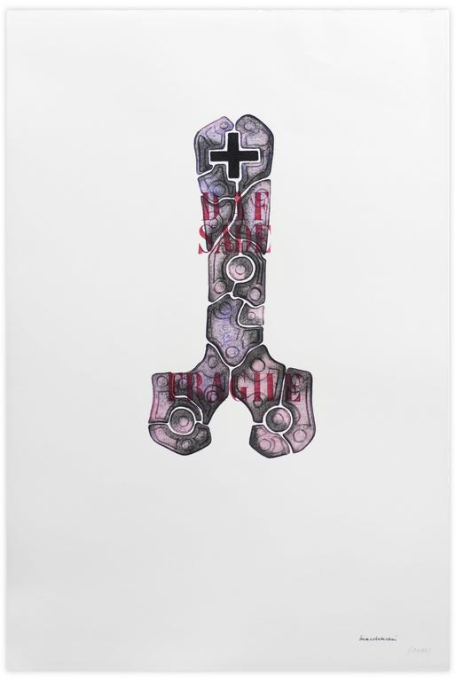 Catalogue raisonné, Henri Maccheroni, Pour DAF Sade, Archéologies blanches III - 1977