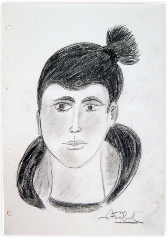 Catalogue raisonné, Edgar Stoëbel, portrait de femme — 