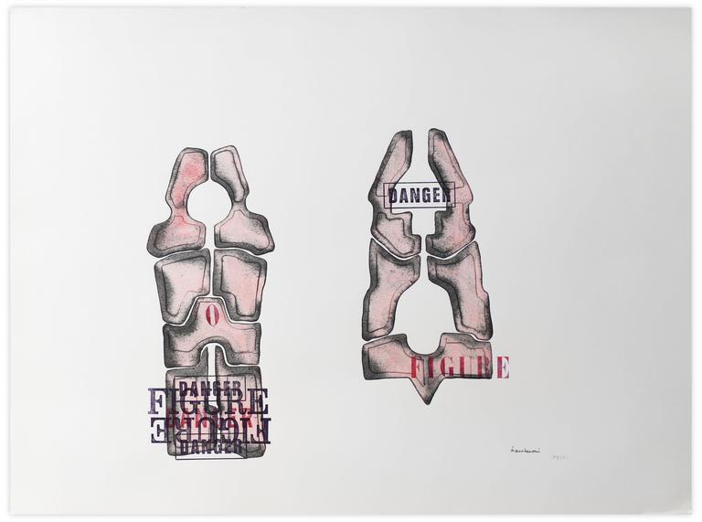 Catalogue raisonné, Henri Maccheroni, Archéologies blanches II - 1976