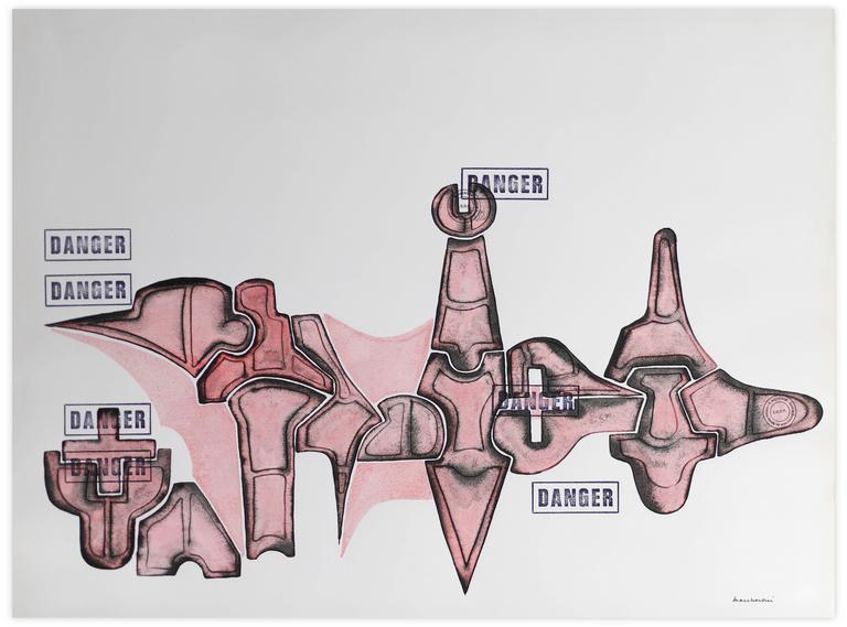Catalogue raisonné, Henri Maccheroni, Archéologies blanches III - 1977