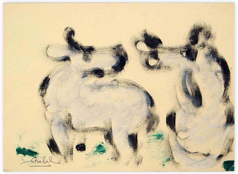 Catalogue raisonné, Edgar Stoëbel, la chèvre et le loup — 