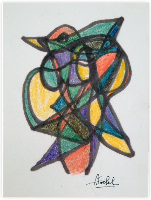 Catalogue raisonné, Edgar Stoëbel, oiseau — 