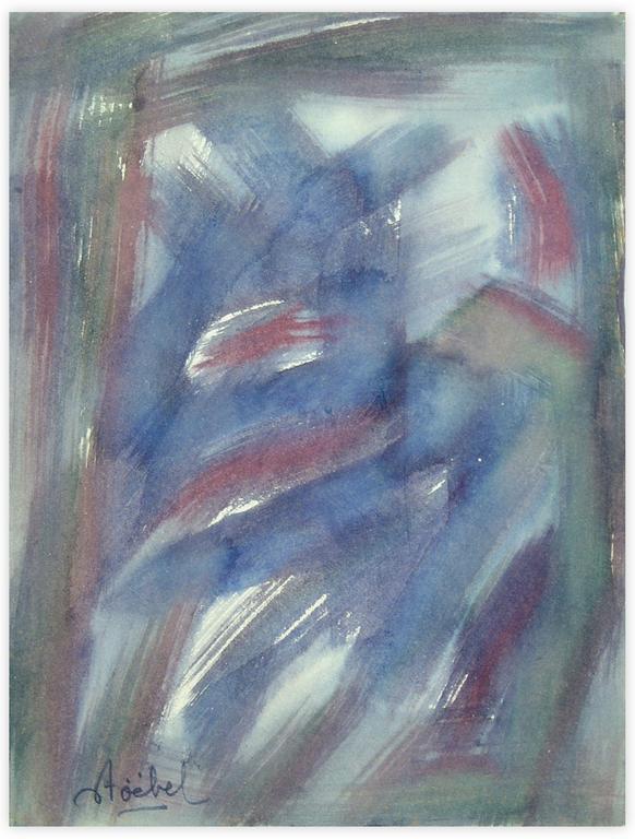 Catalogue raisonné, Edgar Stoëbel, lavis - abstract — 