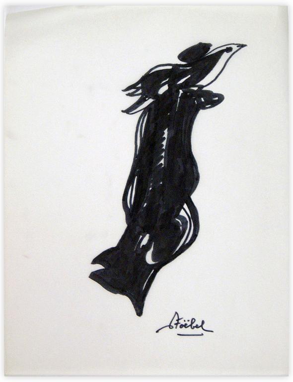 Catalogue raisonné, Edgar Stoëbel, oiseau perché — 