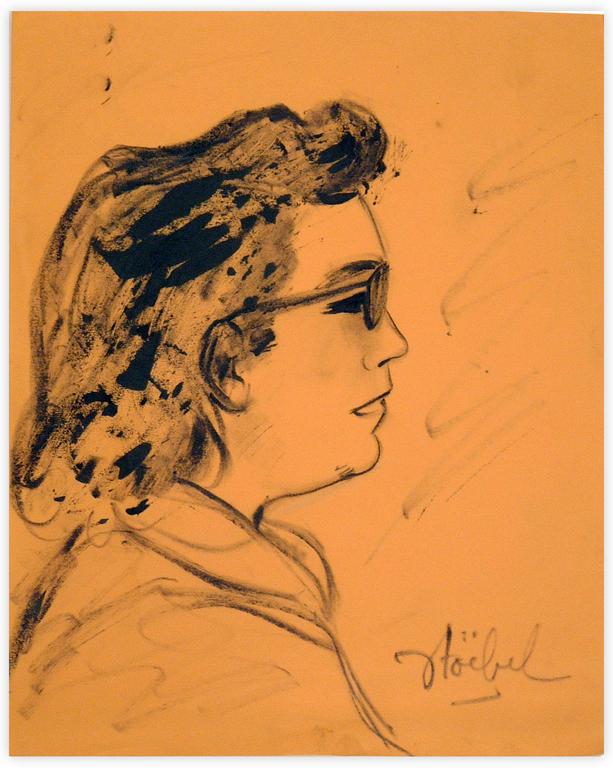 Catalogue raisonné, Edgar Stoëbel, portrait (profil) — 