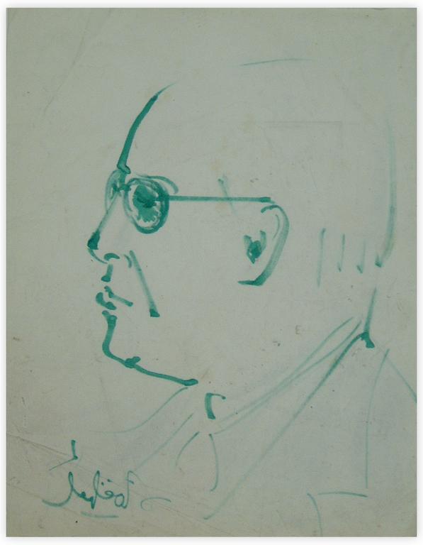Catalogue raisonné, Edgar Stoëbel, portrait d'homme — 