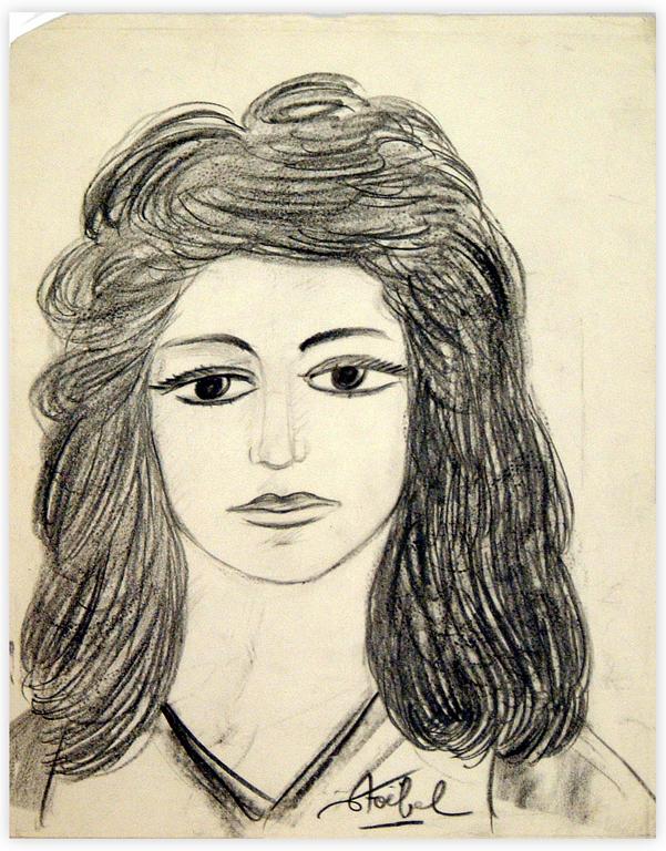 Catalogue raisonné, Edgar Stoëbel, portrait de femme — 