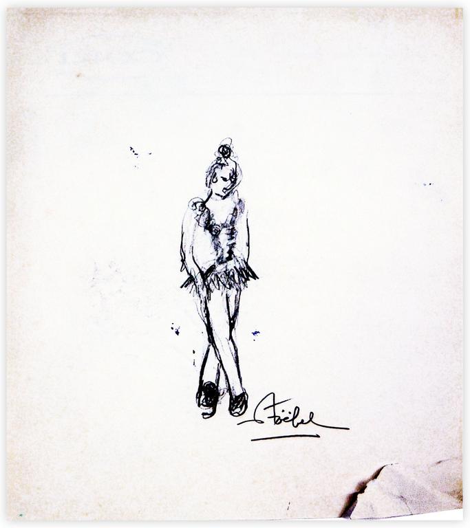 Catalogue raisonné, Edgar Stoëbel, (entrechat) danseuse — 