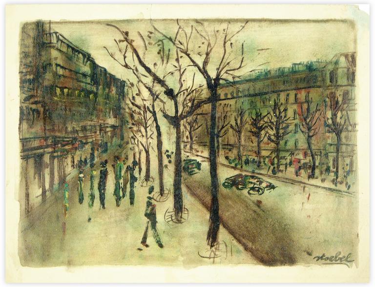 Catalogue raisonné, Edgar Stoëbel, avenue parisienne ? — 