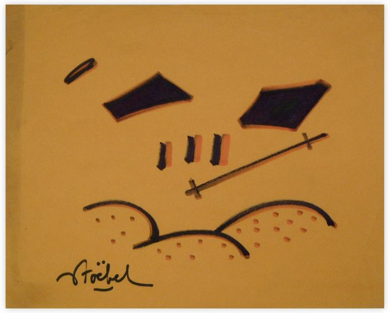 Catalogue raisonné, Edgar Stoëbel, abstract (apesanteur) — 