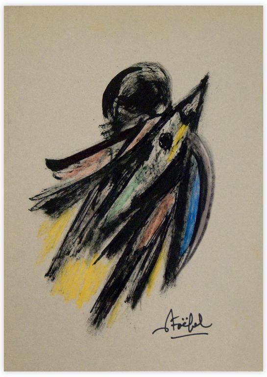 Catalogue raisonné, Edgar Stoëbel, oiseau — 