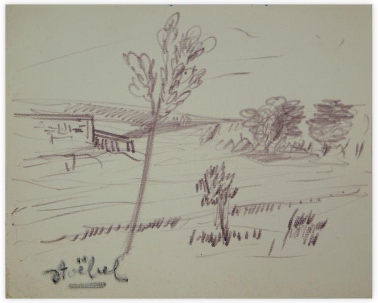 Catalogue raisonné, Edgar Stoëbel, landscape — 