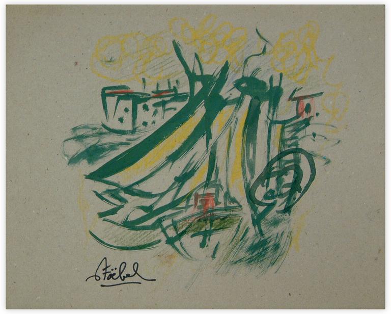 Catalogue raisonné, Edgar Stoëbel, voiles au port — 