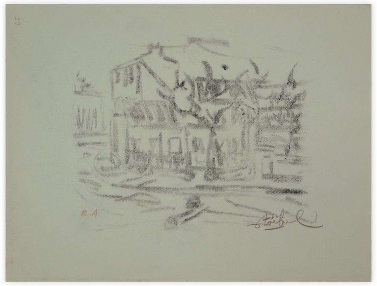 Catalogue raisonné, Edgar Stoëbel, reproduction - EA - vue de quartier - landscape — 