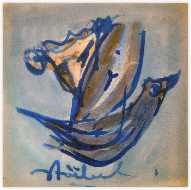 Catalogue raisonné, Edgar Stoëbel, femme-oiseau - esquif — 