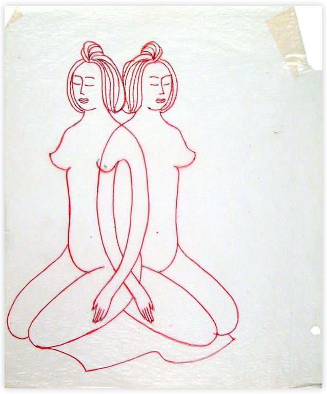 Catalogue raisonné, Edgar Stoëbel, motif femmes - jumelles — 