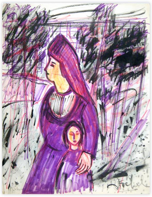 Catalogue raisonné, Edgar Stoëbel, femme & enfant — 