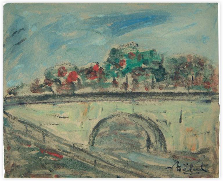 Catalogue raisonné, Edgar Stoëbel, landscape — 