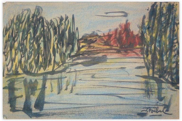 Catalogue raisonné, Edgar Stoëbel, landscape — 