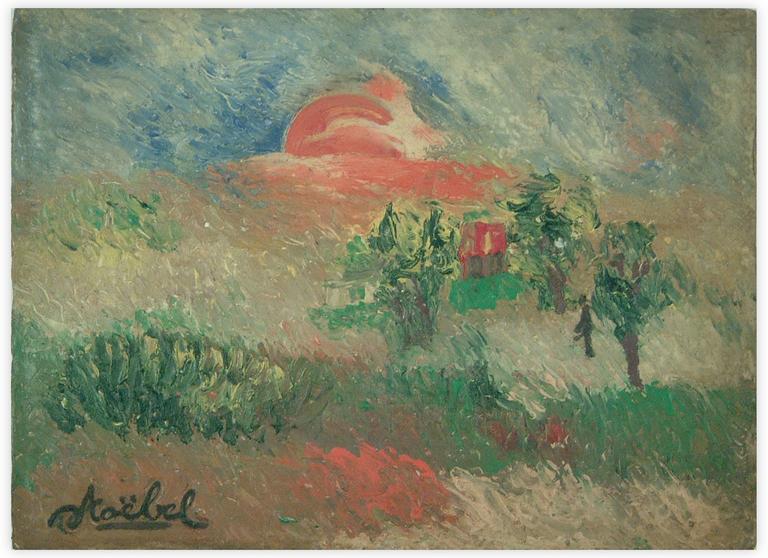 Catalogue raisonné, Edgar Stoëbel, landscape — 