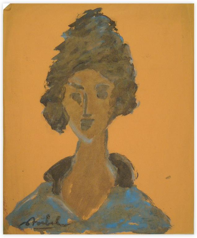 Catalogue raisonné, Edgar Stoëbel, portrait de femme — 