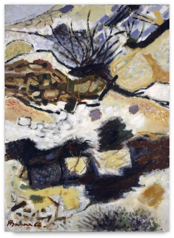 Catalogue raisonné, Henri Baviera, Paysage minéral - 1962