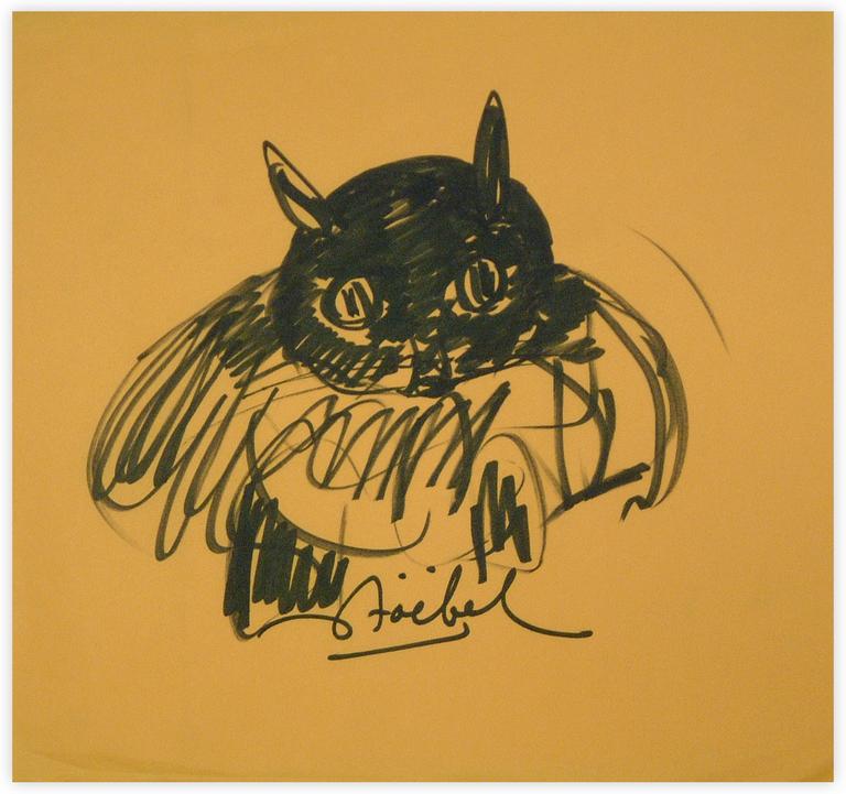 Catalogue raisonné, Edgar Stoëbel, chouette — 