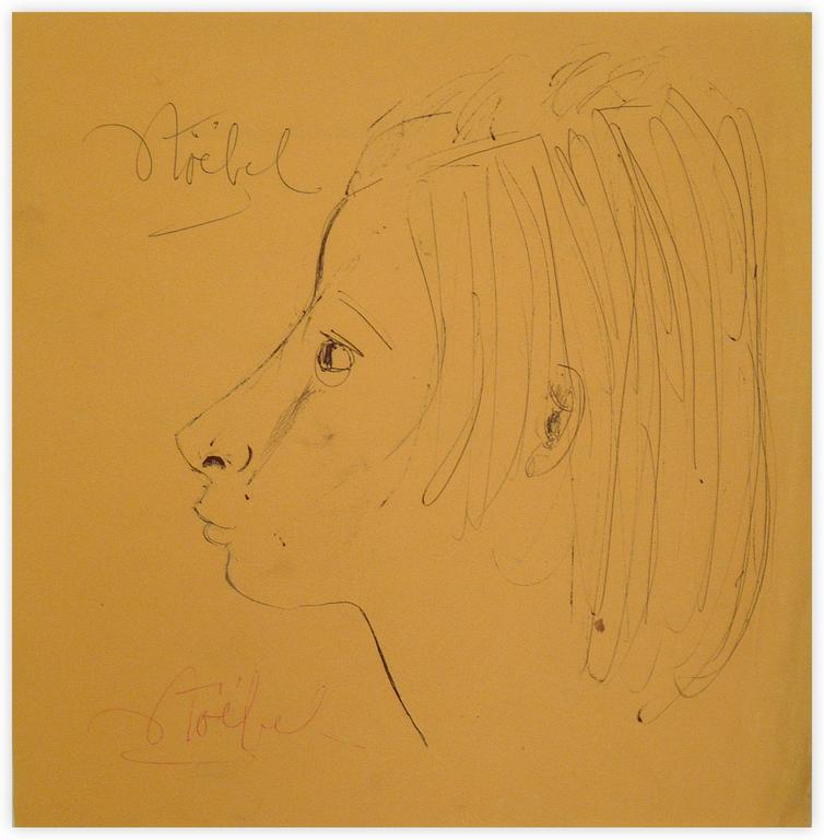 Catalogue raisonné, Edgar Stoëbel, portrait de femme — 