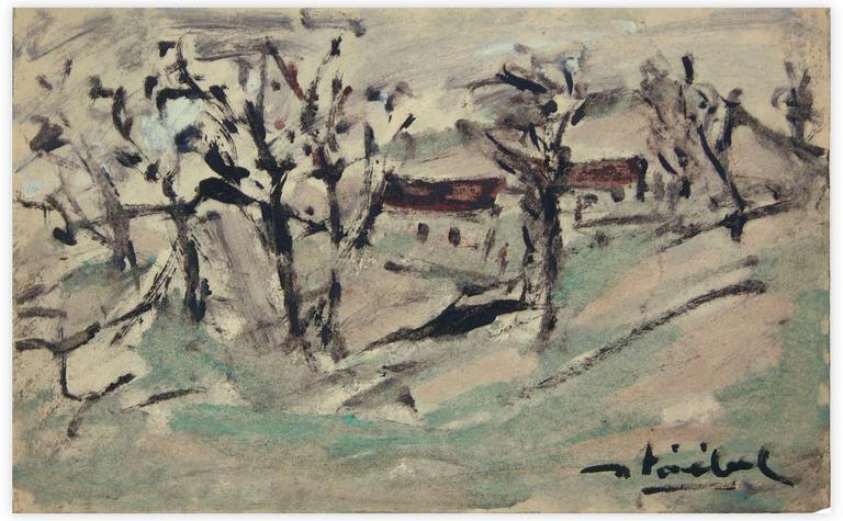 Catalogue raisonné, Edgar Stoëbel, landscape — 