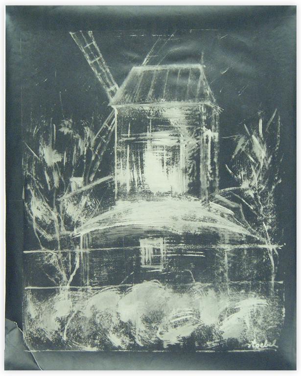 Catalogue raisonné, Edgar Stoëbel, repro / négatif - moulin — 