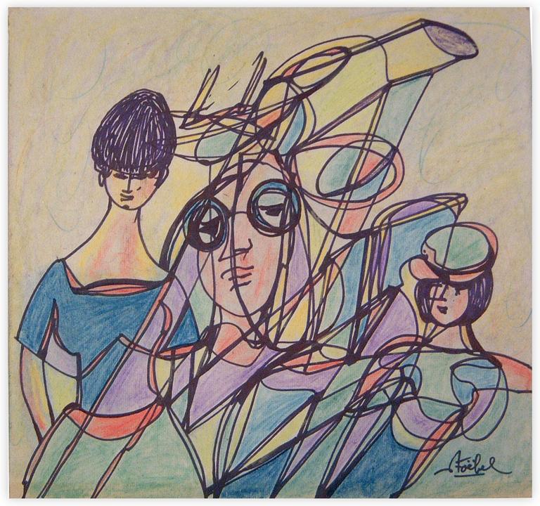 Catalogue raisonné, Edgar Stoëbel, 3 femmes — 