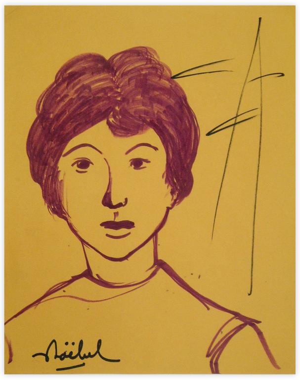 Catalogue raisonné, Edgar Stoëbel, portrait de femme — 