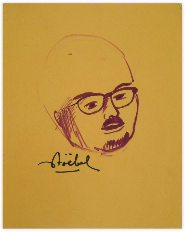 Catalogue raisonné, Edgar Stoëbel, portrait d'homme — 