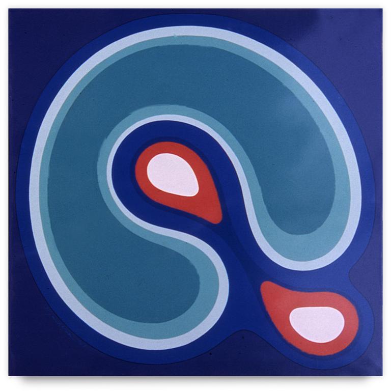 Catalogue raisonné, Henri Baviera, Forme verte et rouge — 1971
