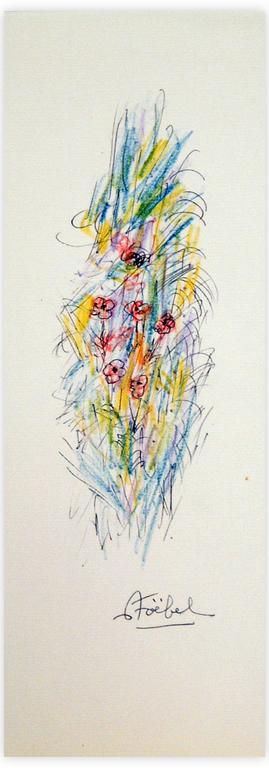 Catalogue raisonné, Edgar Stoëbel, compo florale — 